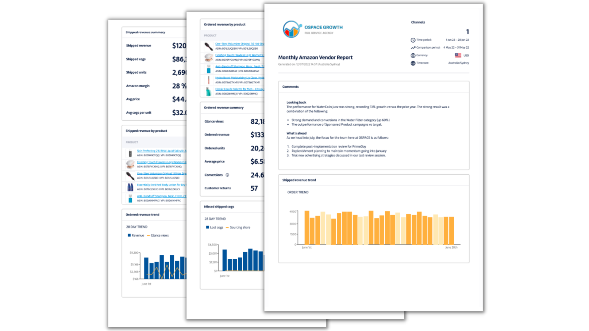 seamless client reporting example