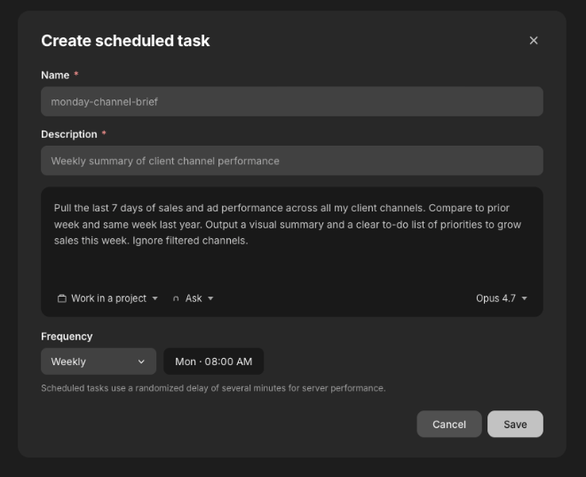 MerchantSpring MCP - Pre-built agency prompt library with templates